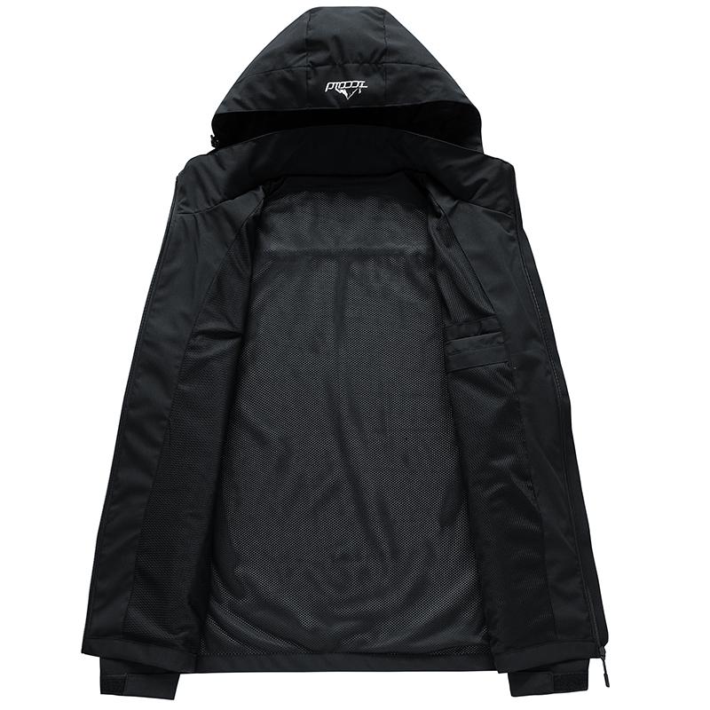 Куртка с капюшоном, мужская ветровка, верхняя одежда, пальто, весенне-осенняя повседневная куртка-карго