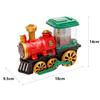 New 360 Rotation Electric Steam Train Toy w/Steam Locomotive, Smoke, Light & Sound