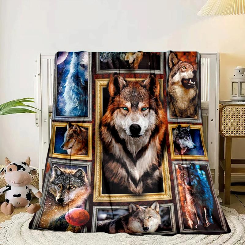 Wolf Pack Majesty Blanket Flannel Blanket Throw Blanket Sofa Cover Blanket Soft Premium Blanket Picnic Blanket Tv Blanket Gifts