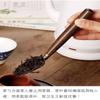 1pcs Tea Spoon Ebony Teaspoon Solid Wood Retro Creative Shovel KongFu Ceremony Accessories Gift