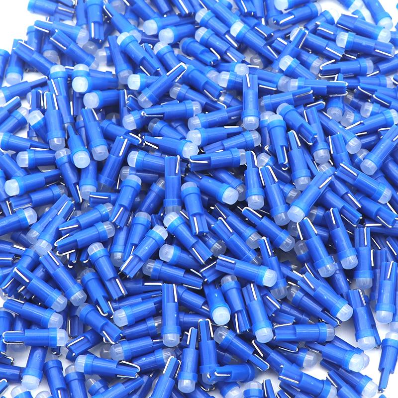 10 шт. T5 Светодиодная лампа для приборной панели автомобиля Инструмент Автомобильная клиновидная лампа для чтения приборов 12 В Автостайлинг ADM