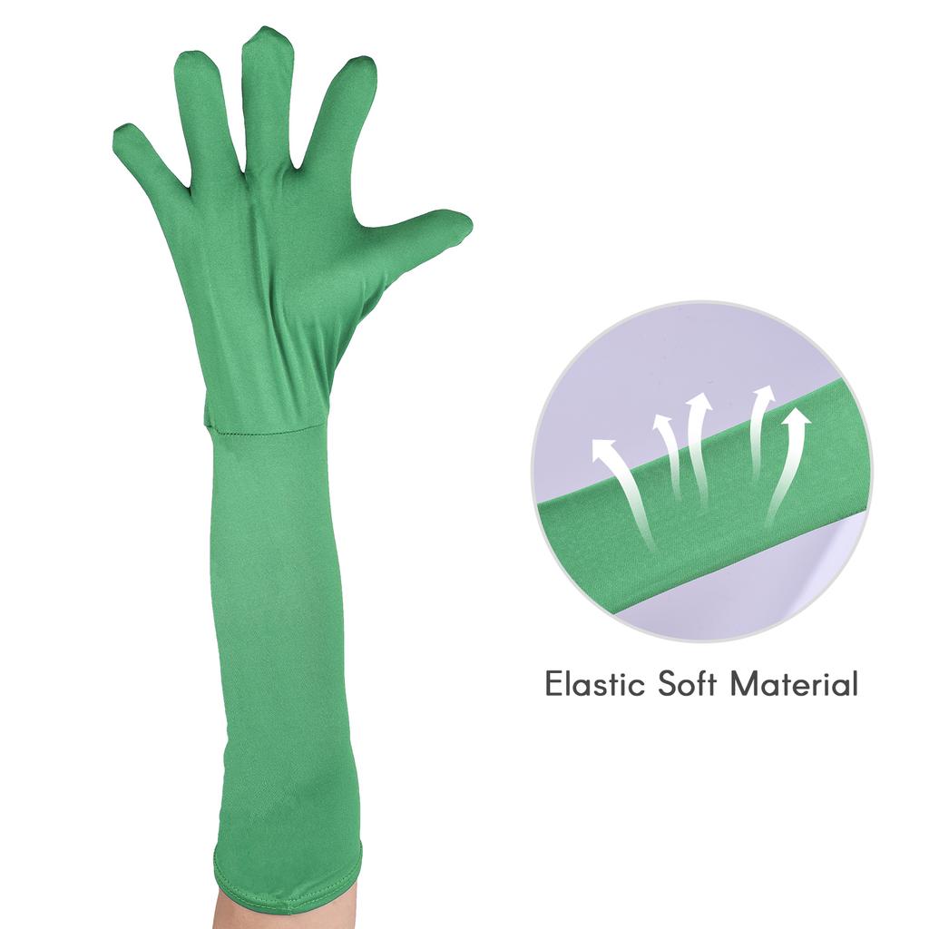 Зеленые перчатки для хромакея Перчатки для хромакея Невидимые эффекты Фон Хромакеинг Зеленые перчатки для зеленого экрана