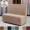 Чехол для дивана из полар-флиса, эластичный чехол для дивана без подлокотников, тянущиеся чехлы для дивана для ресторана, кафе, чехлы для дивана однотонные для бара, El