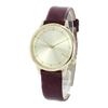 KOMONO Estelle Gold Burgundy Leather Simple Watch [Komono] Women's KOM-W2457 [Item]