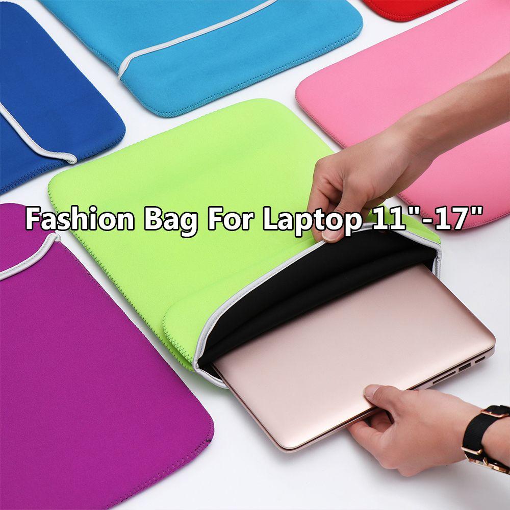Colorful Fashion Liner Cotton Fabric Soft Sleeve Case Cover Briefcase Laptop Bag Notebook Pouch
