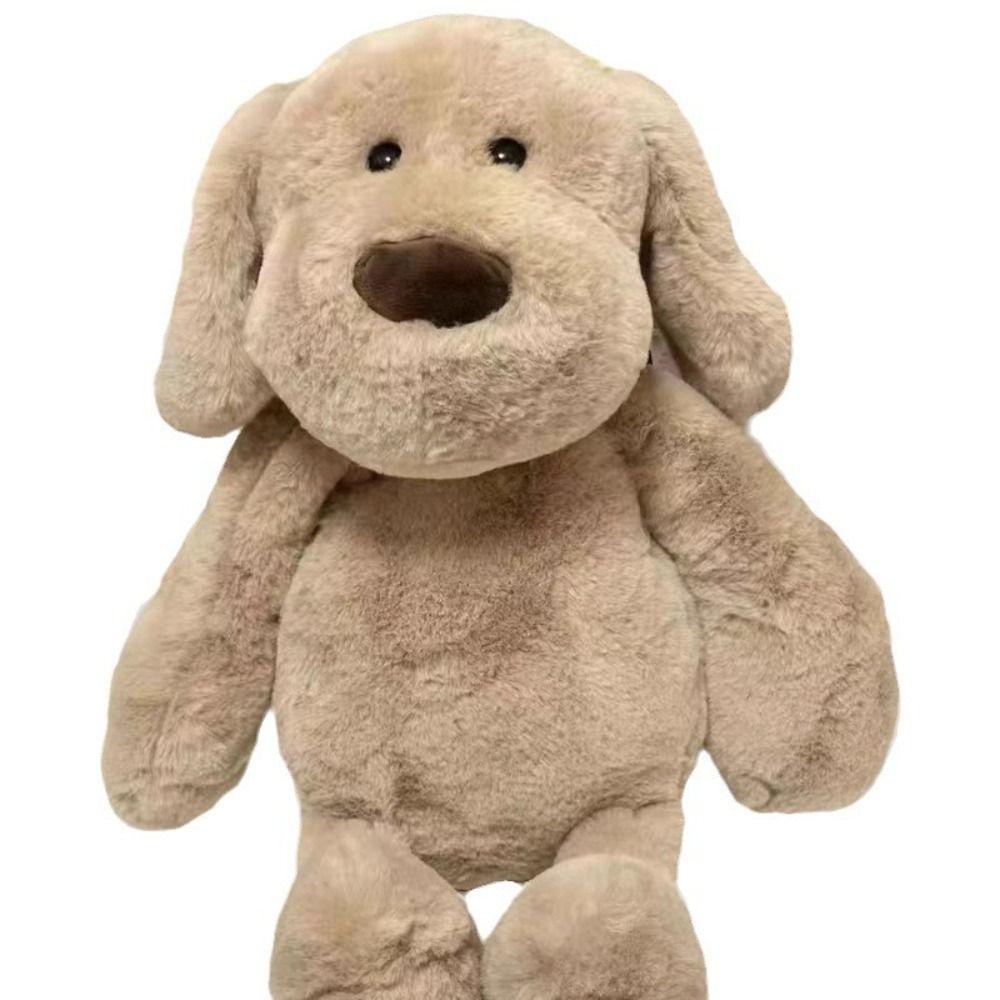 PP Cotton Milk Dog Doll Plush Fluffy Puppy Stuffed Doll Cute Brown Puppy Plush Toys  Birthday