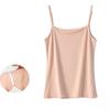 Kids Solid Color Tops Casual Everyday Camisole Underwear