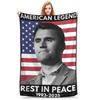 Charlie Kirk 1993 2025 A true Patriot  Blanket Multiple Sizes Super Soft Cozy  Throw Blankets for Sofa Couch and Bed
