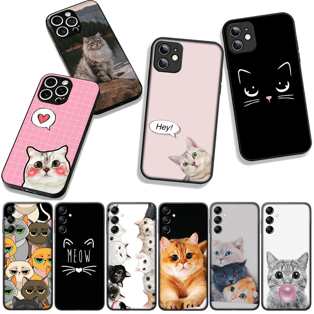 Чехол для Xiaomi Poco F7 F6 F8 Ultra F5 X7 X6 X5 X3 NFC M7 M6 Pro C85 C75 C65 C71 C61 Coque Чехол для телефона Кот Мяу Милый