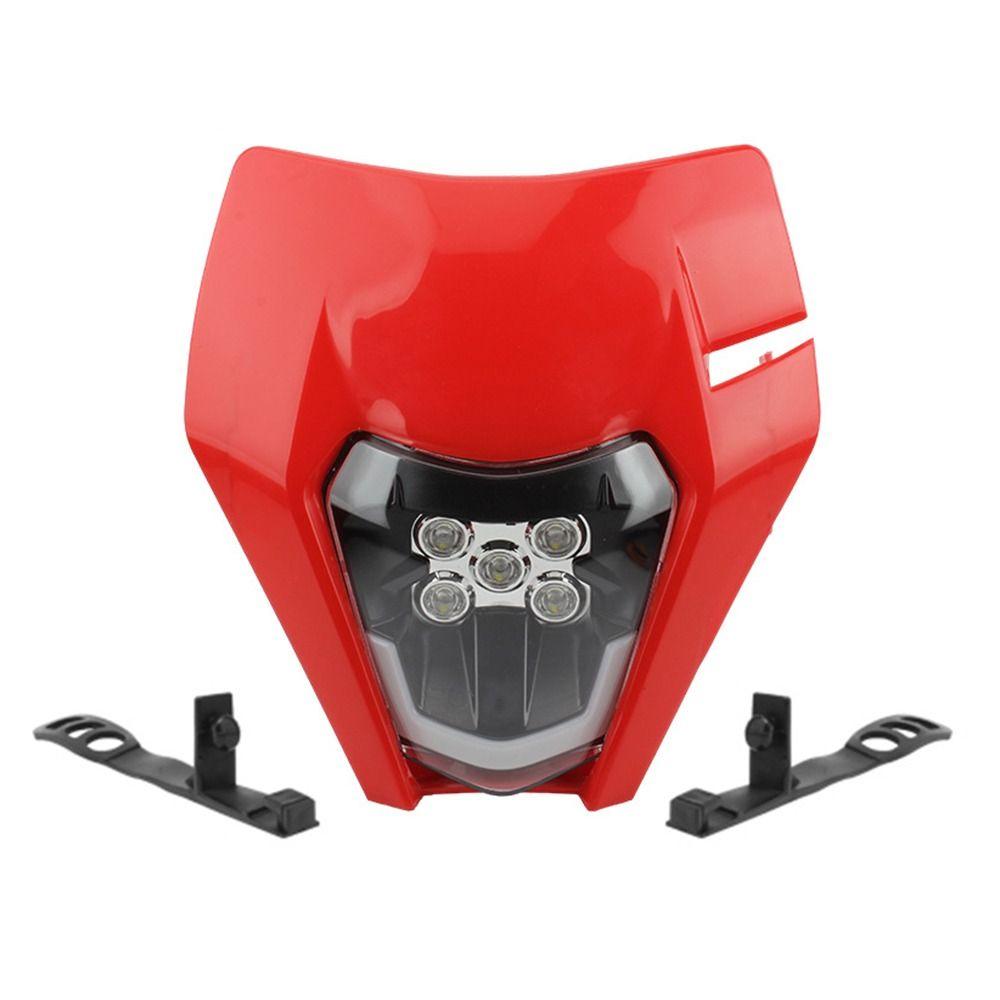 For KTM Motorcycle Headlight Plate 12V/5A Motocross Enduro Mask Motocross Headlamp Outdoor