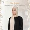 New Glitter Chiffon Silk Hijab Scarf For Woman Muslim Hijabs Scarf Fasion Shinny Headscarf High-quality Wrinkle Scarves 180*70cm