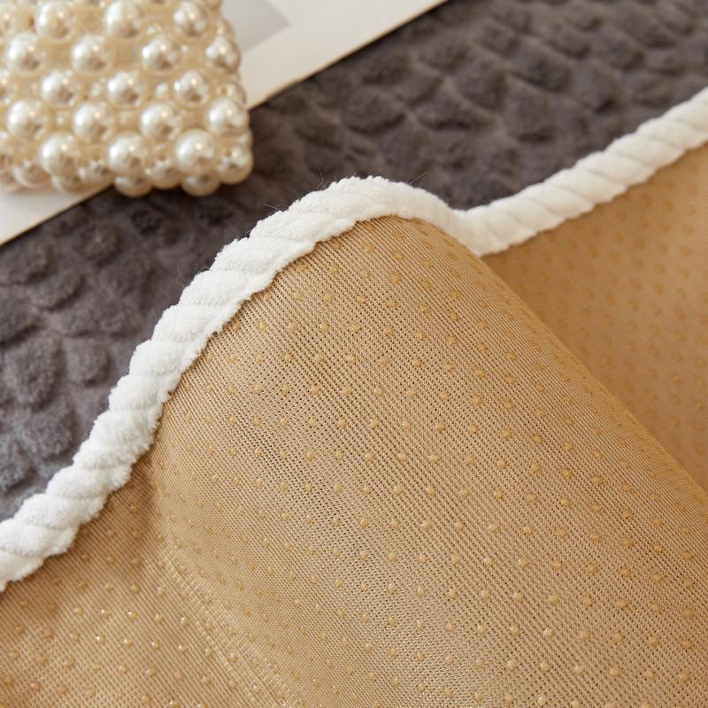 Новые утолщенные плюшевые чехлы для диванов в форме камней, чехол для дивана, противоскользящая защита для дивана, съемный чехол для дивана, подушка для гостиной