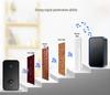 Battery-Free Wireless Doorbell with Long-Range Remote Control, One-to-Two Feature, Ideal for Elderly Users.