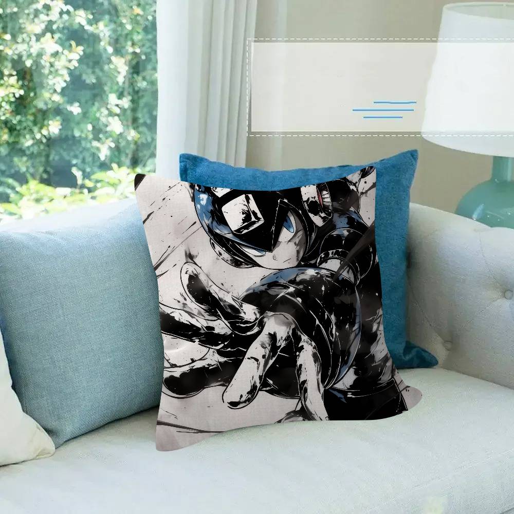 Game RRockman Megamans    Personalized picture text home decorative pillows Household Gifts xcm