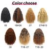 LISI HAIR Синтетические короткие вьющиеся волнистые заколки для волос на завязках из волокон для женщин, естественные волнистые хвостики