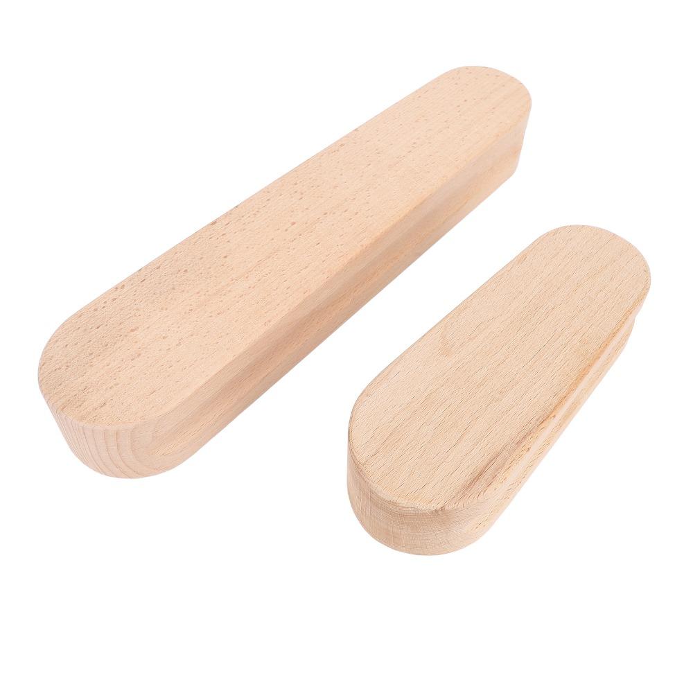 2Pcs Double side grooved Sewing Press Block Solid heavy wood Quilting Tool Quilt quilting work