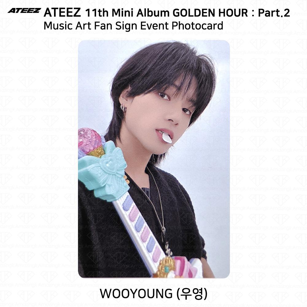 ATEEZ Golden Hour Part.2 Music Art Fan Sign Event Photocard