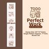 Cute Good Mood Series Cat Shape Stamp Mini DIY Cartoon Pattern Stamps 6 Lines Simple Diary Stamp Notebook Scrapbooking Decor