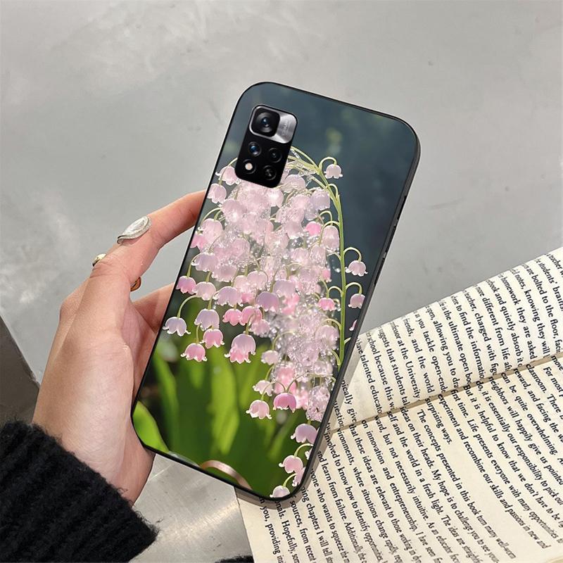 Lily of the Valley Flower Phone Case For Xiaomi Redmi Note 13 12 Pro 11S 11 10 Pro 10S 12S Redmi 10 13C 9C