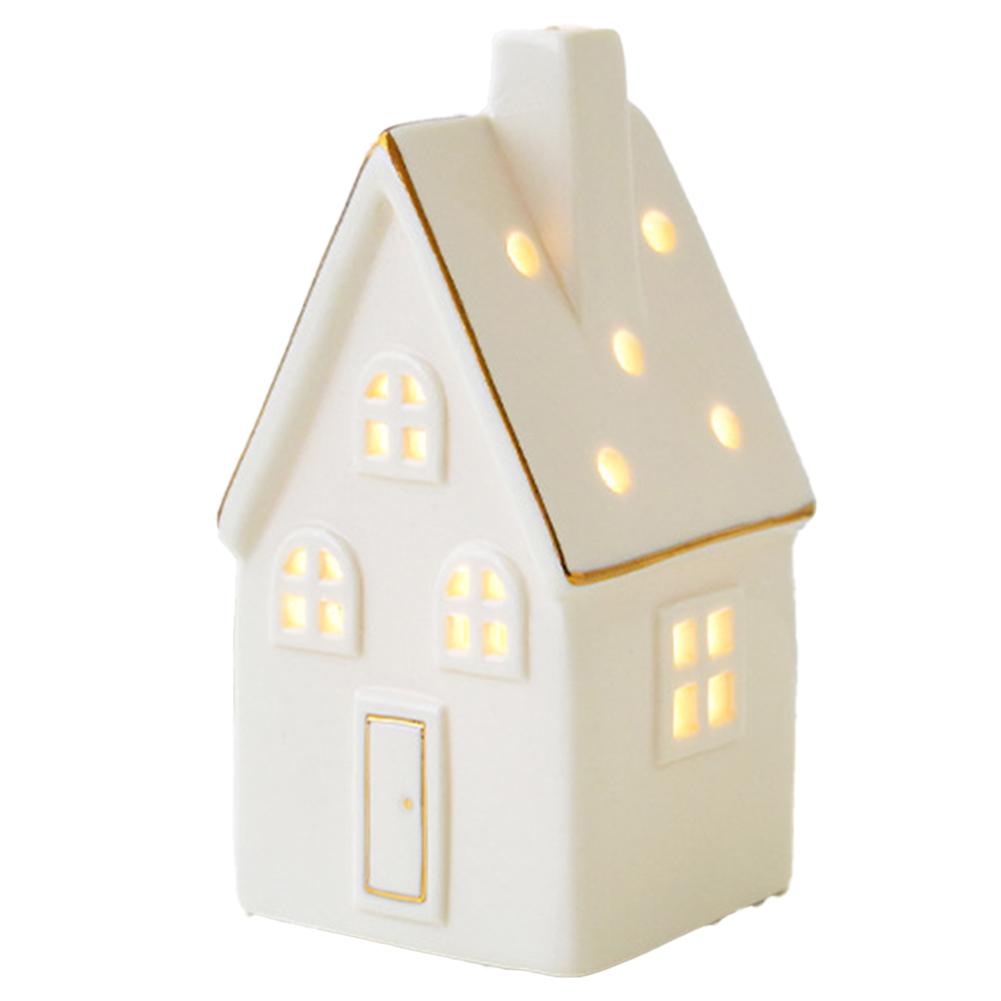 Button Battery Christmas Tree Ornaments Christmas Ambiance 6cm Diameter Personalized Holiday Touch Warm Illumination