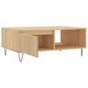  Coffee Table, Sonoma Oak, 90x60x35 Cm, Wood-based Material