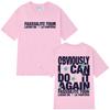 Summer Hot Sale Unisex Black Star Pattern Double Sided Print Tshirt Hip Hop Streetwear Oversized Loose Casual Short Sleeve Top