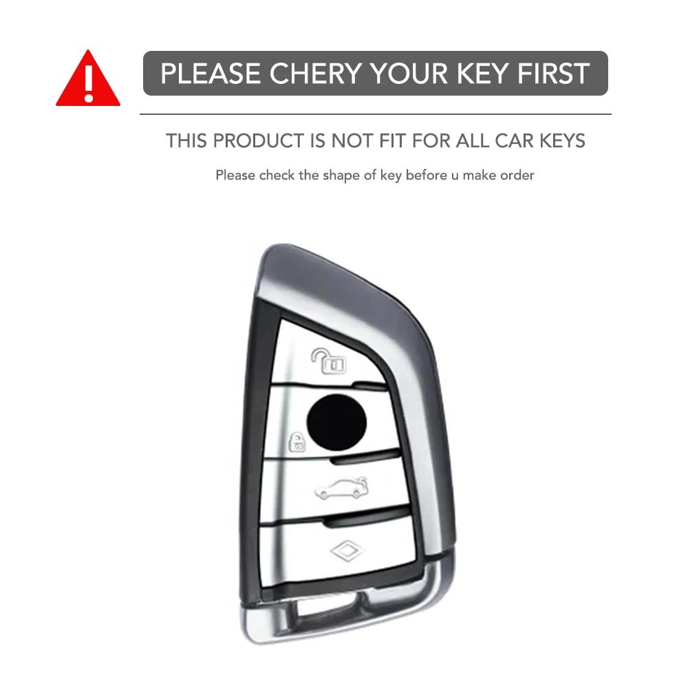 Чехол для автомобильного ключа для BMW X1 X3 X4 X5 F15 X6 F16 G30 7 серии G11 F48 F39 520 525 f30 118i 218i 320i Аксессуары для салона автомобиля