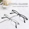 Half Frame Myopia Glasses Men Classic Rectangle Anti Blue Light Computer Eyeglasses Male Business Anti Fatigue Eyewear 0 To -600