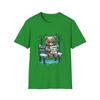 Unisex Softstyle T-Shirt Frozen Teddy Bear Snowy Bench Christmas Winter Gift Tee