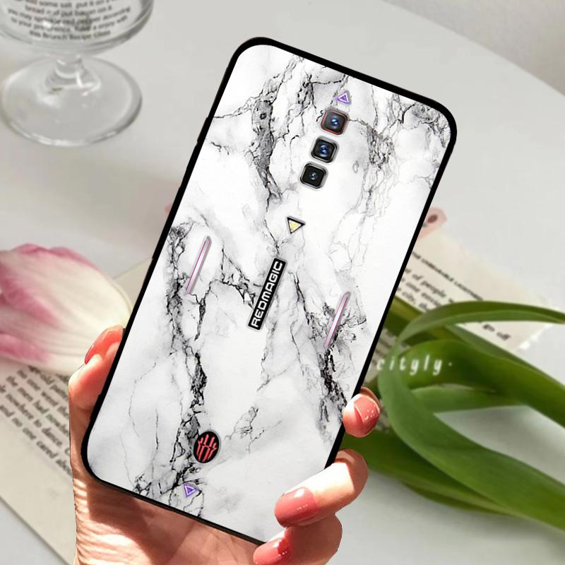 Чехол для ZTE Nubia Red Magic 6 Ударопрочный Мягкий ТПУ Силиконовый Чехол для Телефона Для ZTE Nubia Red Magic 6S Pro Capa Мультяшный RedMagic 6