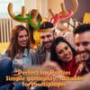 Inflatable Reindeer Horn Headband Throwing Hoop Suitable For Parties Christmas