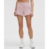 Hotty Hot High Rise Linen Short 4 Pink Haze