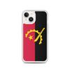 Coque Pour iPhone - Drapeau De l'Angola - iPhone 14 - Silicone Souple - Design Fin Et Léger