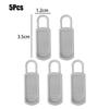 5Pcs Markers Metal Zipper Head Repair Kits Removable Clothes Zipper  for Luggage Purse Bags Clothes