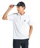 Short Sleeve Shirt with Collar Pique Stretch Sweat Absorbent Quick Drying Sunscreen Golf MG5SHS81M WH00 [Munsingwear] Men's (White)