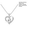 Mother And Daughter Son Love Heart Pendant Necklace Mother's Day Jewelry Gifts for Grandmother Mom Daughter Wife