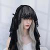 Black / White Lace Bow Hair Band Gothic Style Lolita Girls Headband Lolita Headwear  Party