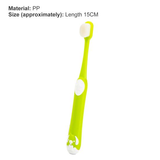 Детская зубная щетка с мультяшным дизайном для ухода за зубами PP Младенческая зубная щетка с мягкой щетиной для ванной комнаты