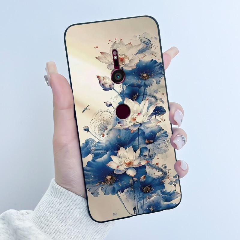 Чехол для Sony Xperia XZ3 SO-01L XZ2 SO-03K Чехол для телефона Роскошный Модный Милый Крутой Для Мальчиков Девочек Черный Матовый Мягкий Силикон Задняя Крышка