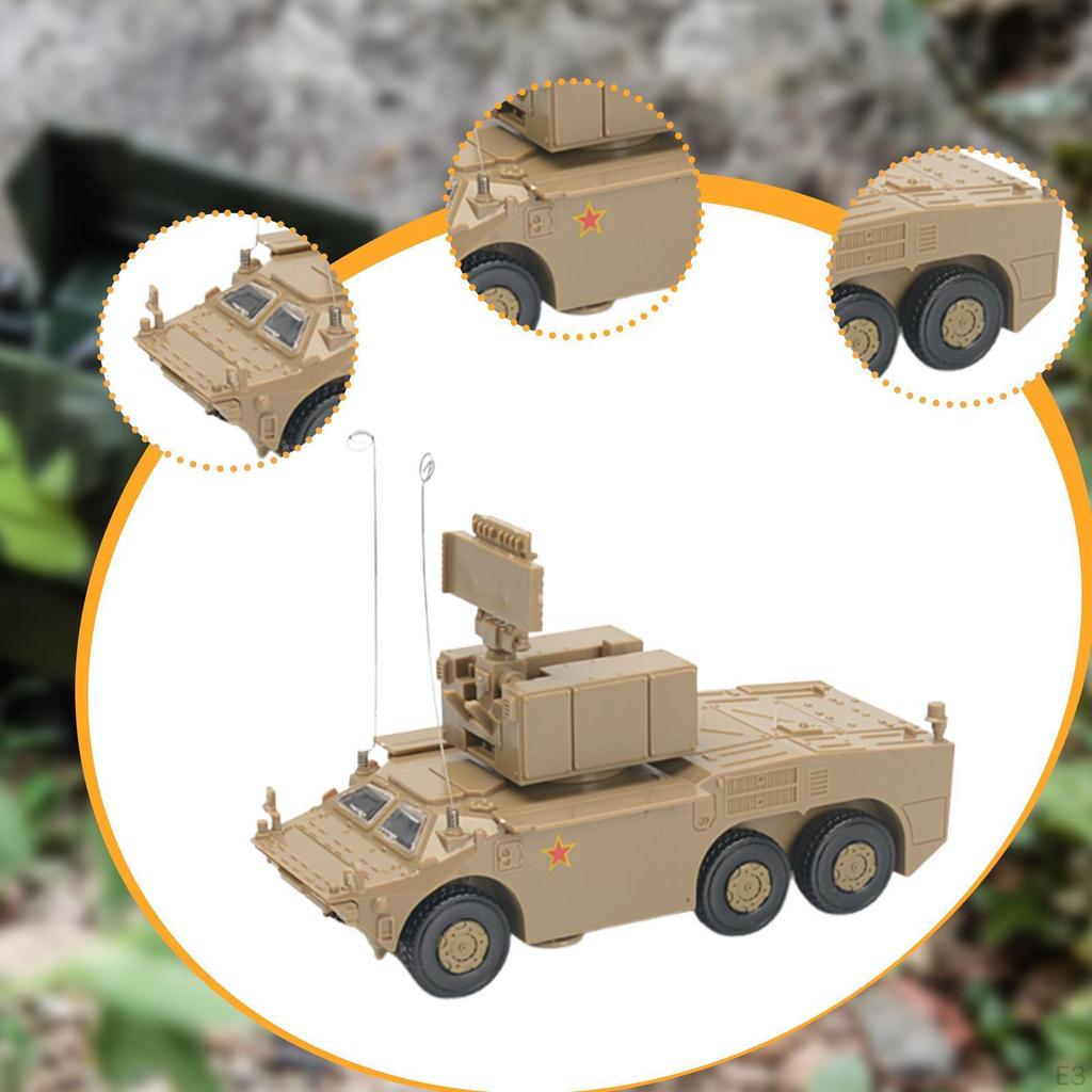 1/72 Armored Truck Model Assembly Set for Display And Gift Giving