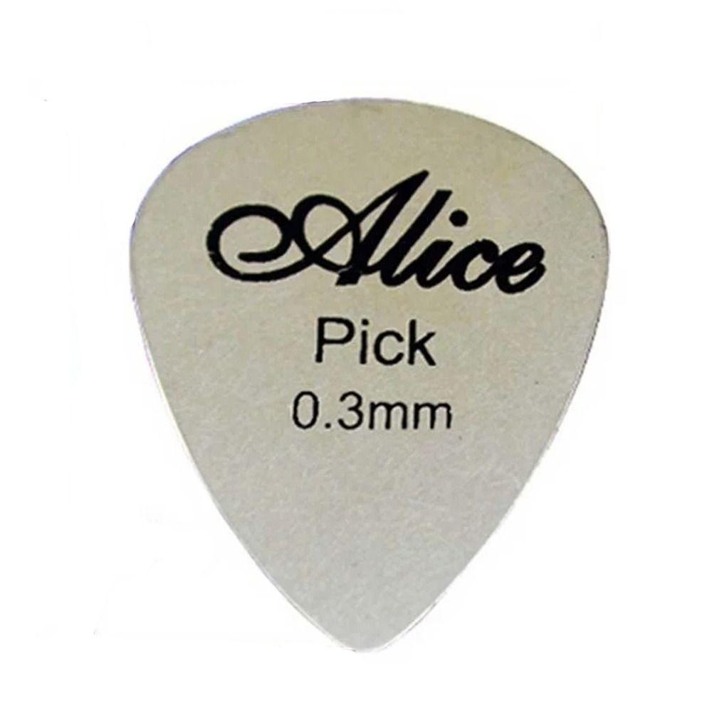 1/5Pcs Electric Guitar Bass Metal Guitar Pick Replacement Plectrum Ukulele Picks