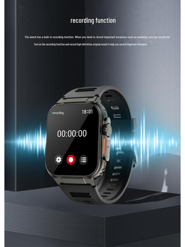 Умные часы A70: Звонки по Bluetooth, воспроизведение музыки, мультиспортивные режимы, мониторинг сердечного ритма и артериального давления.