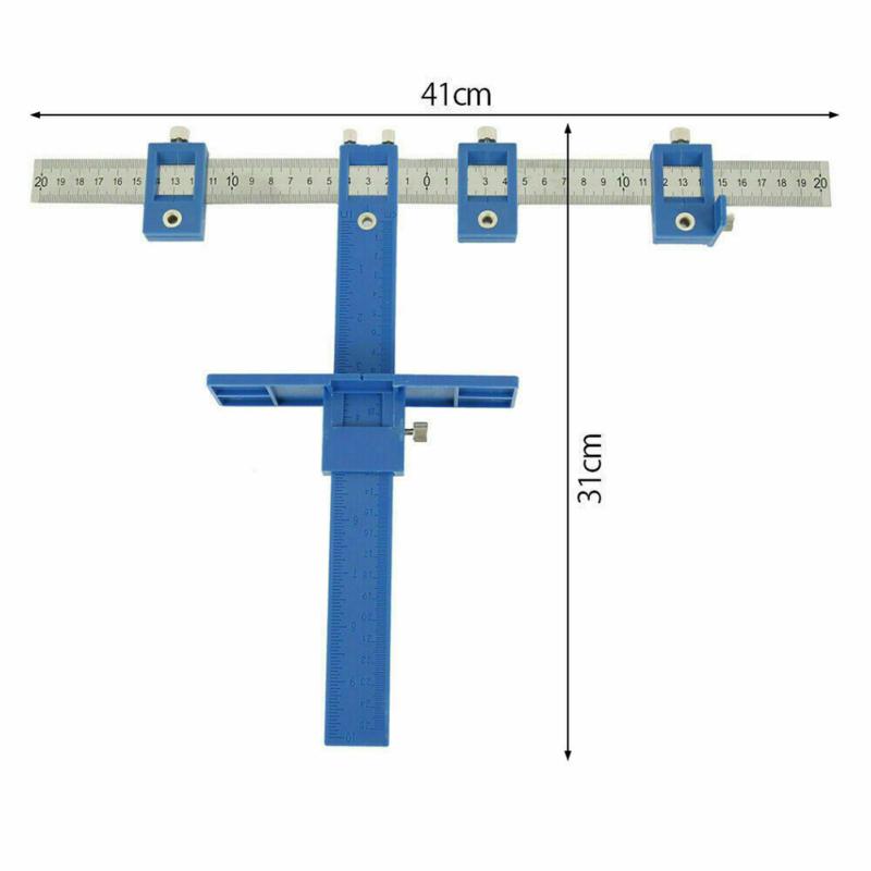Фурнитура для шкафа, регулируемый пуансон, локатор, ручка, шаблон, инструменты, износостойкость, точность 1 мм