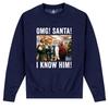 Elf Унисекс Взрослый OMG Санта Фото Толстовка