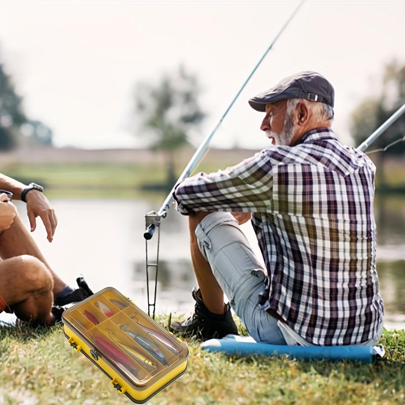 2 шт. Рыболовные инструменты двухсторонняя коробка-книжка двухсторонняя портативная пластиковая коробка Luya коробка для аксессуаров коробка для хранения приманки