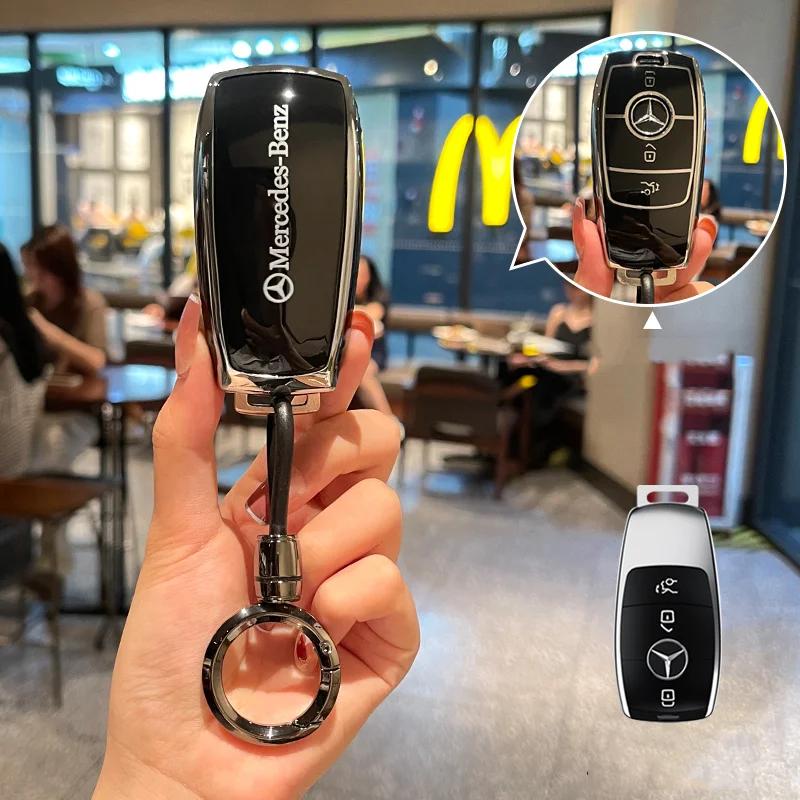 D6Car Remote Key Case Shell Auto Accessories For Mercedes Benz A B C E S Class W206 W204 W212 W213 W176 GLC CLA AMG W177 W223 S350