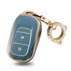Smart Key Cover for Key Key Metallic for Honda New RV Civic Compatible with Car 2 Gray [ontto] Honda, Holder, Case, Luster, VEZEL, Series, RV3, RV4,