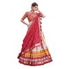 Woman's Perfectly  Collection Tussar Silk Lehenga Choli Patola Print with Foil Work ,Unstiched Blouse,