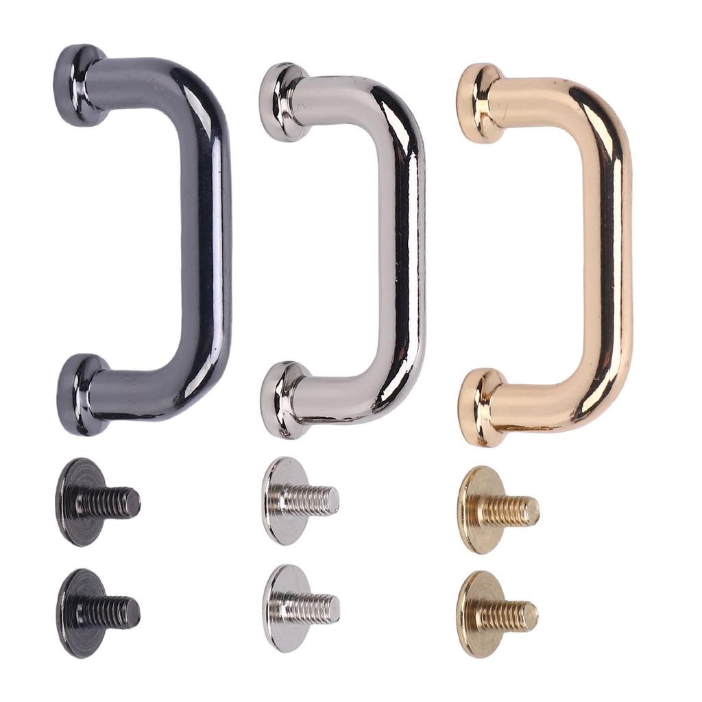 10 наборов пряжек-мостов квадратные плоские цилиндрические из цинкового сплава для кожевенного ремесла 21,8x10,5x4,3 с 5,5 мм