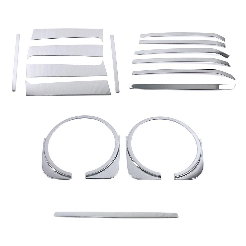 Для GWM Tank 300 2024 2024 Оконная стойка Центральная решетка Фара Запасное колесо Крышка Полоса Отделка пайетками Внешние аксессуары